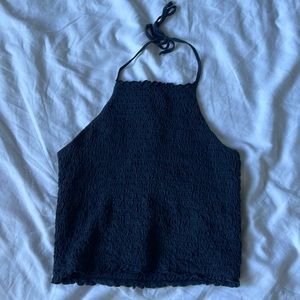 American Eagle ruched halter top